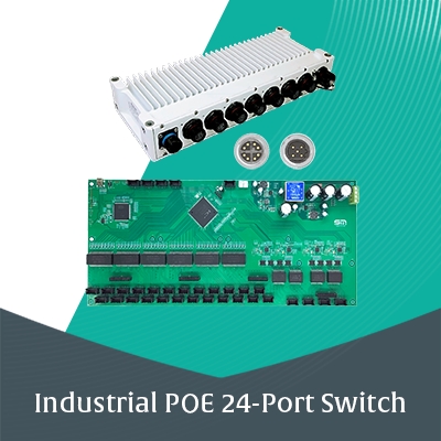 INDUSTRIAL POE 24-PORT SWITCH